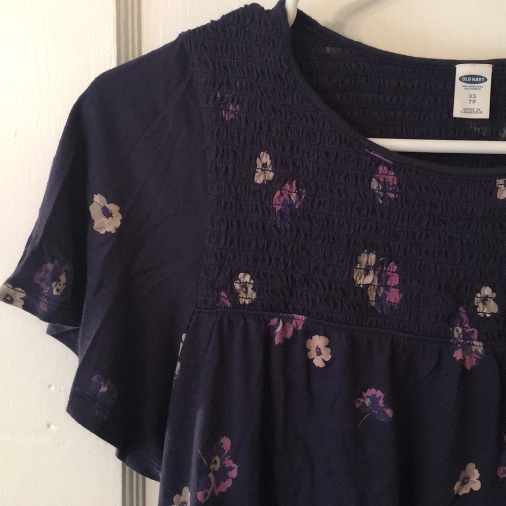 Ruffle sleeved floral top FINAL PRICE